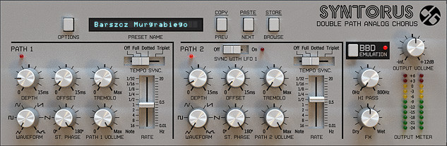 Analog Chorus Software Plugin