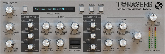 Space Modulated Reverb Software Plugin