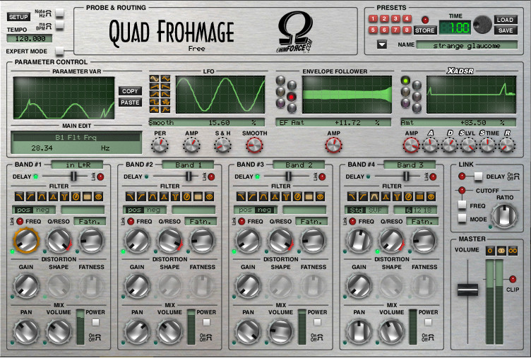 4-Band Sonic Chisel Software Plugin