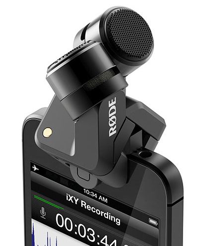XY Stereo Microphone for iOS Devices with Lightning Connector