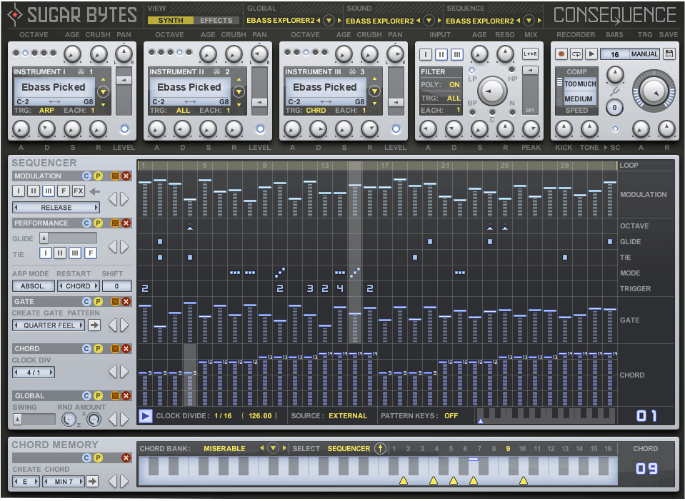 Chord Sequencer Software Instrument Plugin