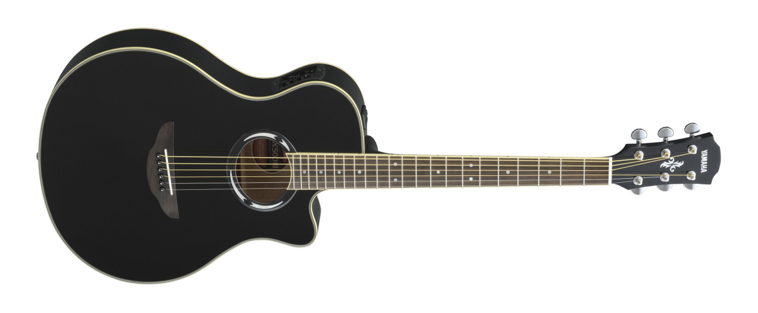 Black Acoustic/Electric Guitar with System 66 Electronics