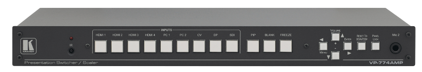 9 Input HDMI and HDBaseT ProScale Presentation Switcher-Scaler