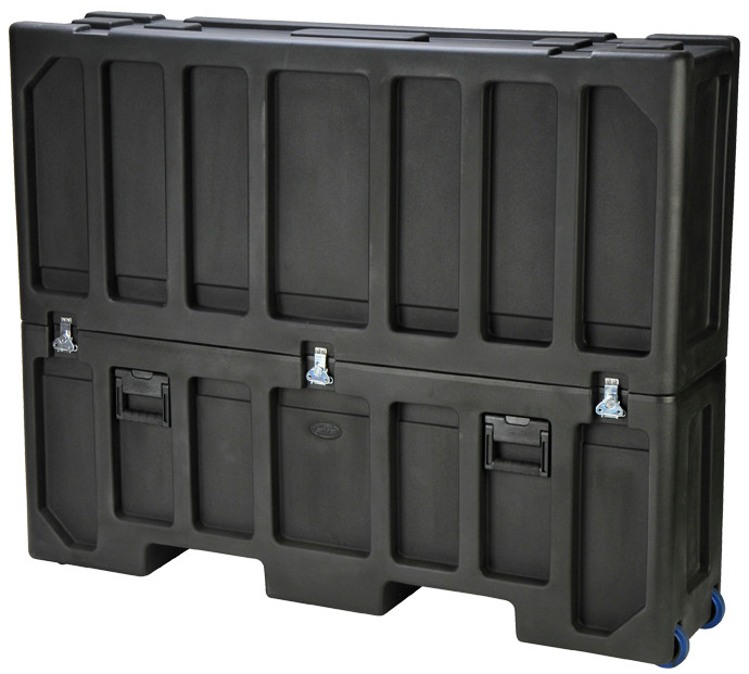 Rolling Flat Case for 1x, 2x 52"-60" LCD Monitors