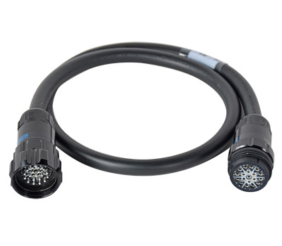 10' 20A 6-Circuit LSC19 Multi-Cable Extension Cable with Bonded Ground Conductors
