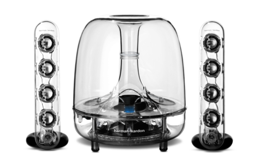 Three-Piece Wireless Speaker System with Bluetooth
