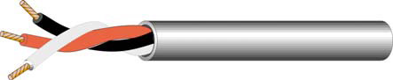 Unshielded 3-Conductor 20AWG Cable, 500ft