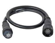 50 ft 20A 6-Circuit EverGrip® LSC19 Molded Extension Cable with Bonded Ground Conductors