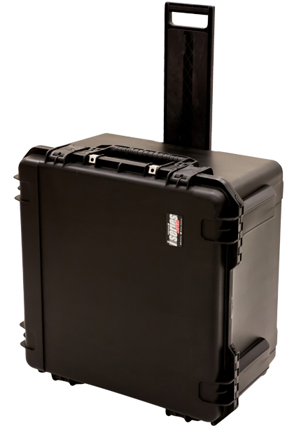 iSeries 24x24x14 Waterproof Case with Pull-Out Handle and Cubed Foam