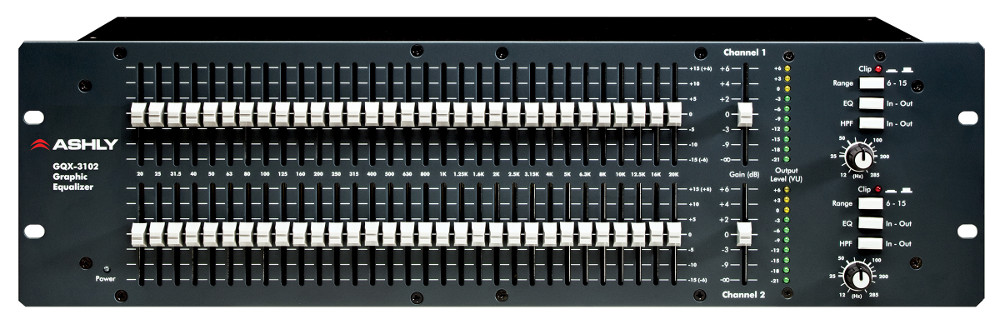 2-Channel 31-Band Rackmount Graphic Equalizer