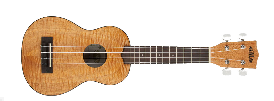 Natural Finish Exotic Mahogany Series Soprano Ukulele