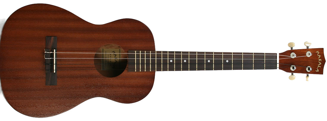 Natural Finish Makala Series Baritone Ukulele