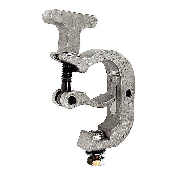 Mounting Clamp with T-Handle in Silver Finish
