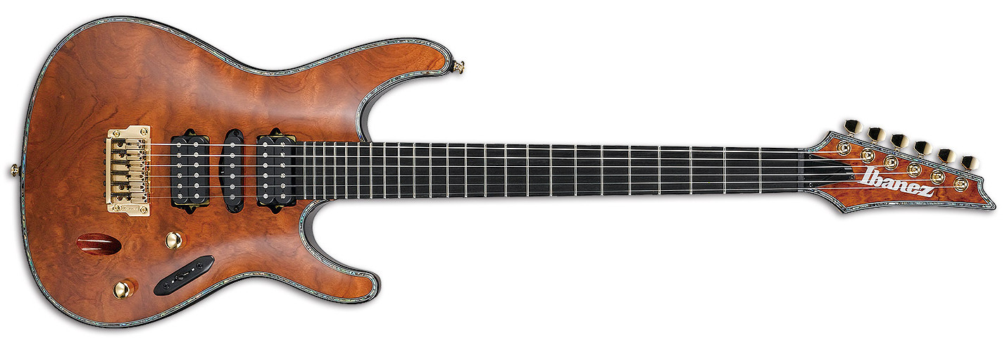 Natural Finish Iron label S Series Electric Guitar