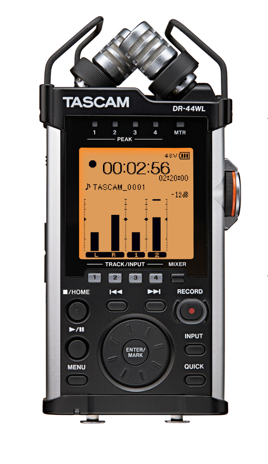 Portable Handheld 4-Channel Recorder with Onboard WiFi