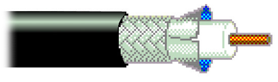 20-Foot Segment of 20AWG RG-59/U Wire