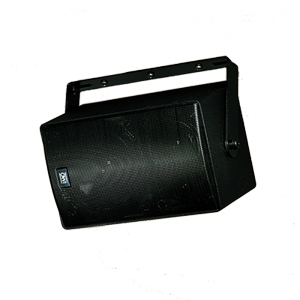 4" 3-Way 70V / 8 Ohm Indoor/Outdoor Installation Loudspeaker in Black