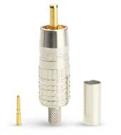RCA Crimp Plug for LV77S, 8281F Cables