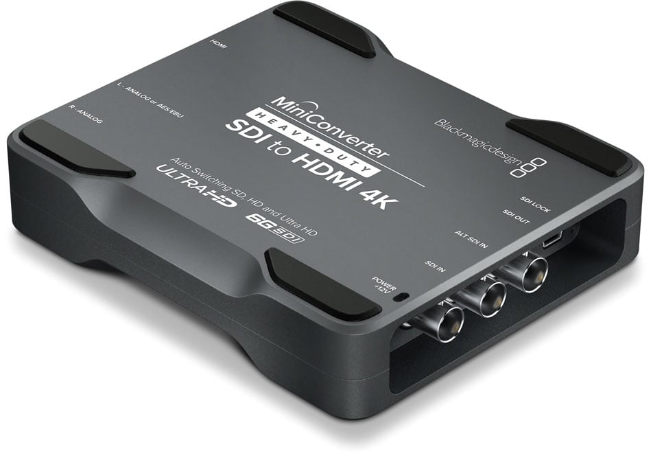 Mini Converter Heavy Duty SDI to HDMI 4K