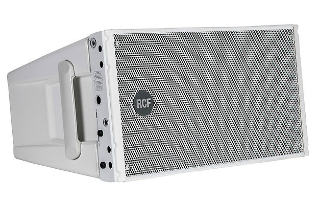 1400W Peak Dual 8" Active Line Array Speaker Module in White