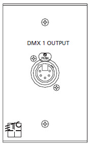 Single Gang Wall Mount DMX In Remote Plug-In Wall Station