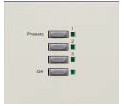 LHS 3P 3-Button Preset with Off Wall Station for LWD-2400 Dimmer