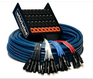 25' 8x4 Audio Snake with TRS Returns