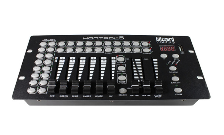 12-Channel 6 Fader DMX Controller