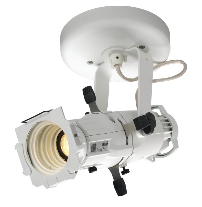 Source Four Mini LED Gallery 50° Fixture with Canopy in Black