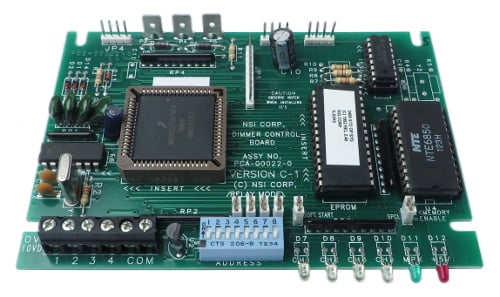 Leviton Dimmer Pack Firing Card PCB