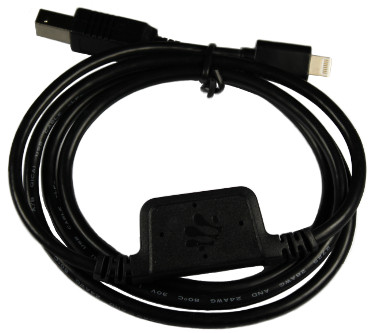 Lightning to USB Type B Cable for iOS Inline Connection
