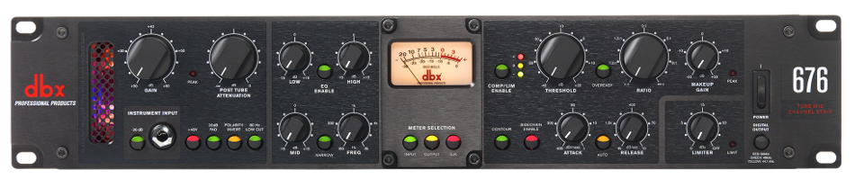 Rackmount Tube Microphone Preamplifier Channel Strip