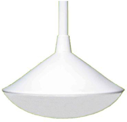 50W Mercury Pendant Speaker in White