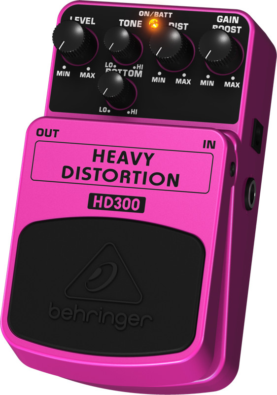 Heavy Metal Distortion Effects Pedal