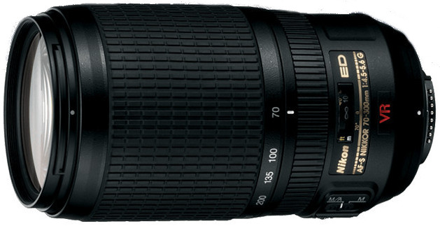 AF-S VR Zoom NIKKOR 70-300mm f/4.5-5.6G IF-ED Lens