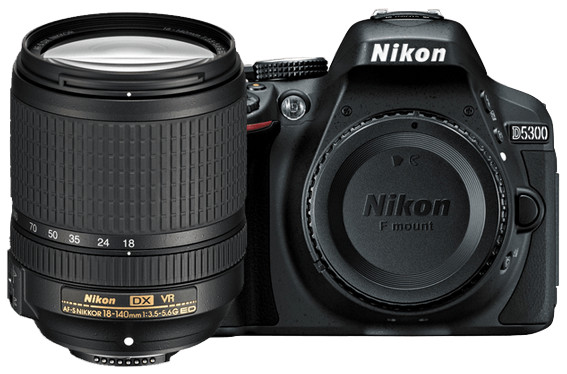 D5300 24.2MP DSLR Camera Kit with AF-S DX NIKKOR 18-140mm f/3.5-5.6G ED VR Lens