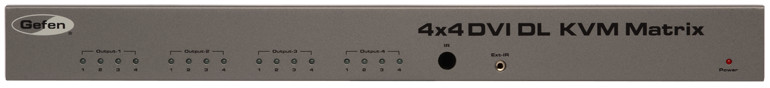 4x4 DVI KVM Dual Link Matrix Switcher