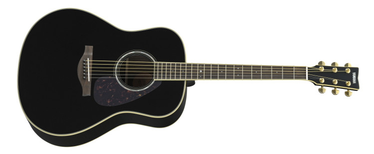 Jumbo Acoustic Guitar, Black Gloss