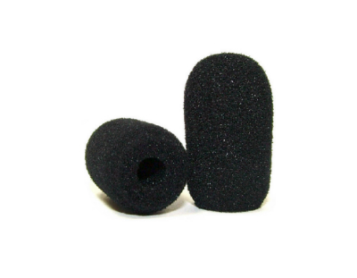 High Density Military Grade Podium and Lavalier Microphone Windscreen in Black