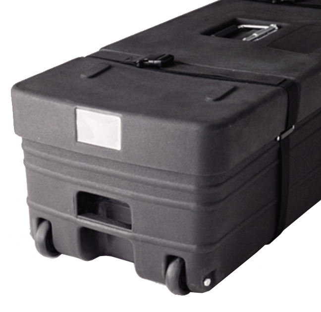 Polyethylene Case with Wheels for Fast-Fold Portable Screens