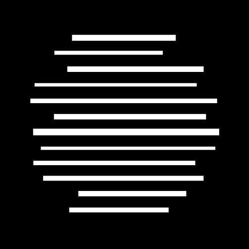 Steel Gobo in Flat Lines Breakup Pattern Design