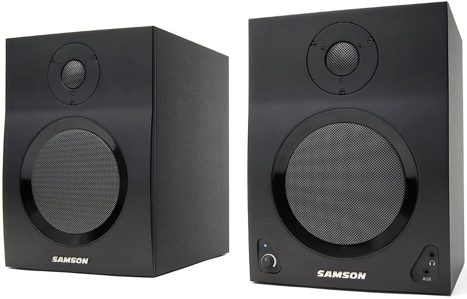 2-Way Active Studio Monitors with 5" Woofers and Bluetooth