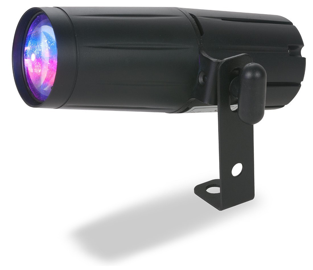 1x 8W RGBW DMX 15° Pin Spot