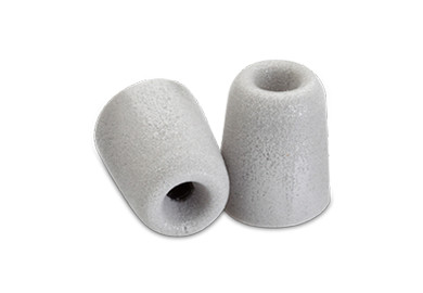 3 Pairs of Medium Foam Tips for Earbuds in Platinum