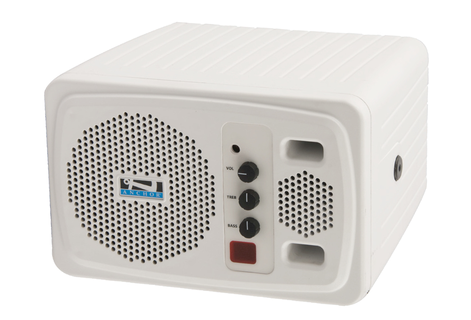 Compact Portable AC Powered PA System with Wireless Receiver, Bodypack Transmitter and Lavalier Microphone