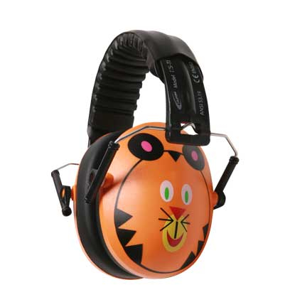Hush Buddy Hearing Protection for Kids with Tiger Motif