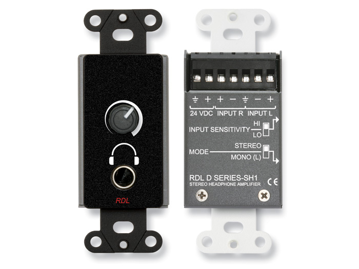 Panel Mounted Single-Gang Headphone Amplifier