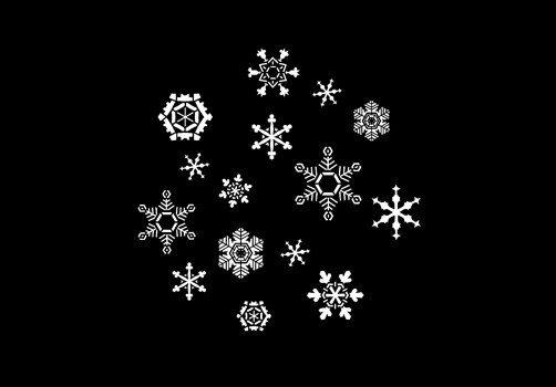Snowfall 2 Pattern Steel Gobo