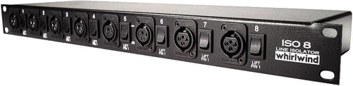 Line Level Isolator, Rack Mount 8ch XLR