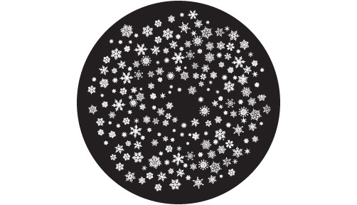 "Snowflakes 4 Small" Glass Gobo
